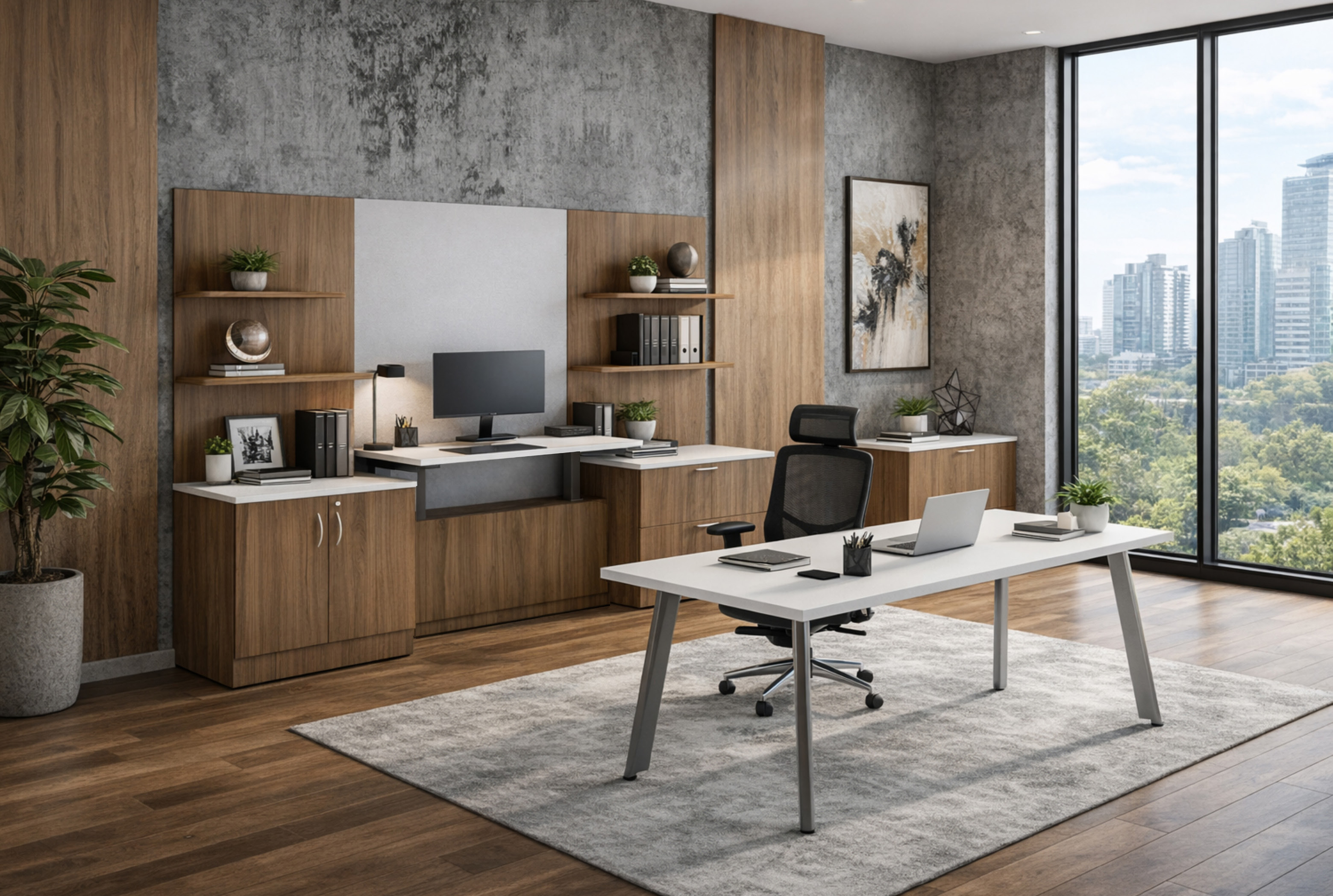 Surround with Height Adjustable Base