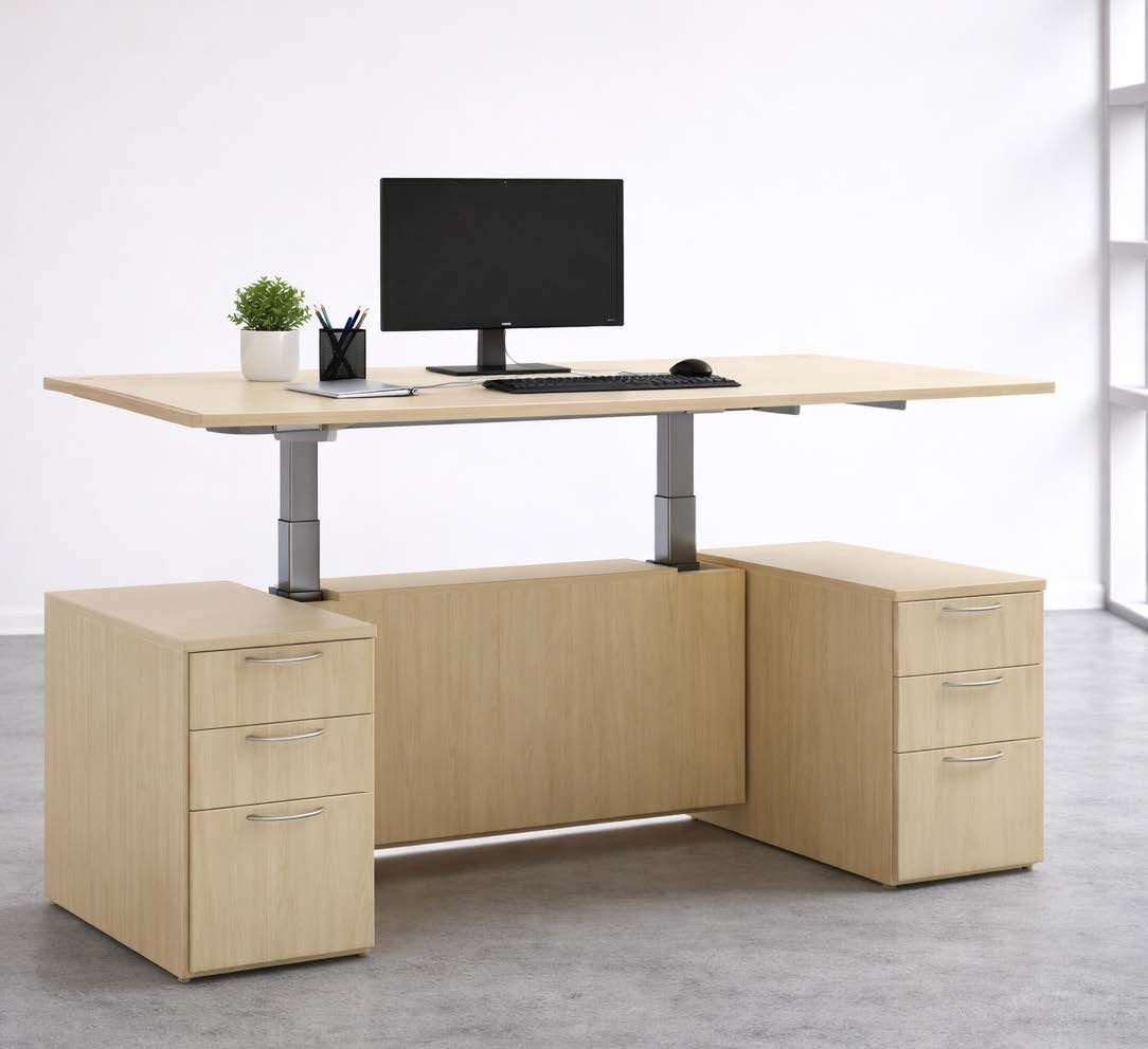Wall-mounted Levio home office