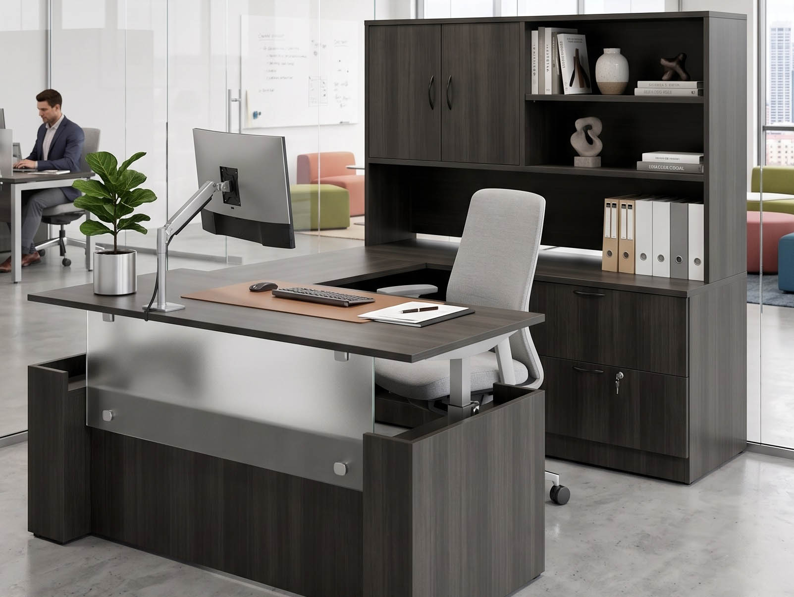 Quad Station Open Plan
