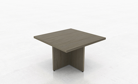 Square Top/Cross Base Coffee Table In Southwest 