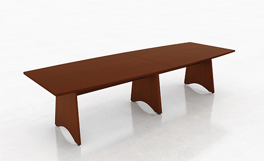 Boat Shape/Panel Base in Mahogany Imp.  