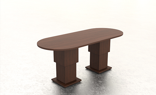 Racetrack/Pillar Base In Discontinued Finish 