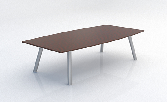 Boat Shape/Angled Post Legs In Mahogany Imp. 