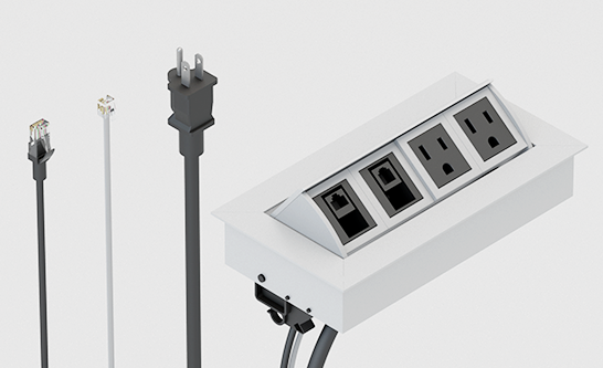 Tabletop Power and Data Unit