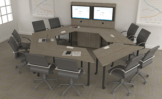 Mobile Trapazoid Training Tables In Southwest 
