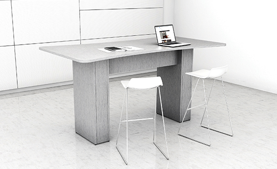 Counter Height Table In Stainless 