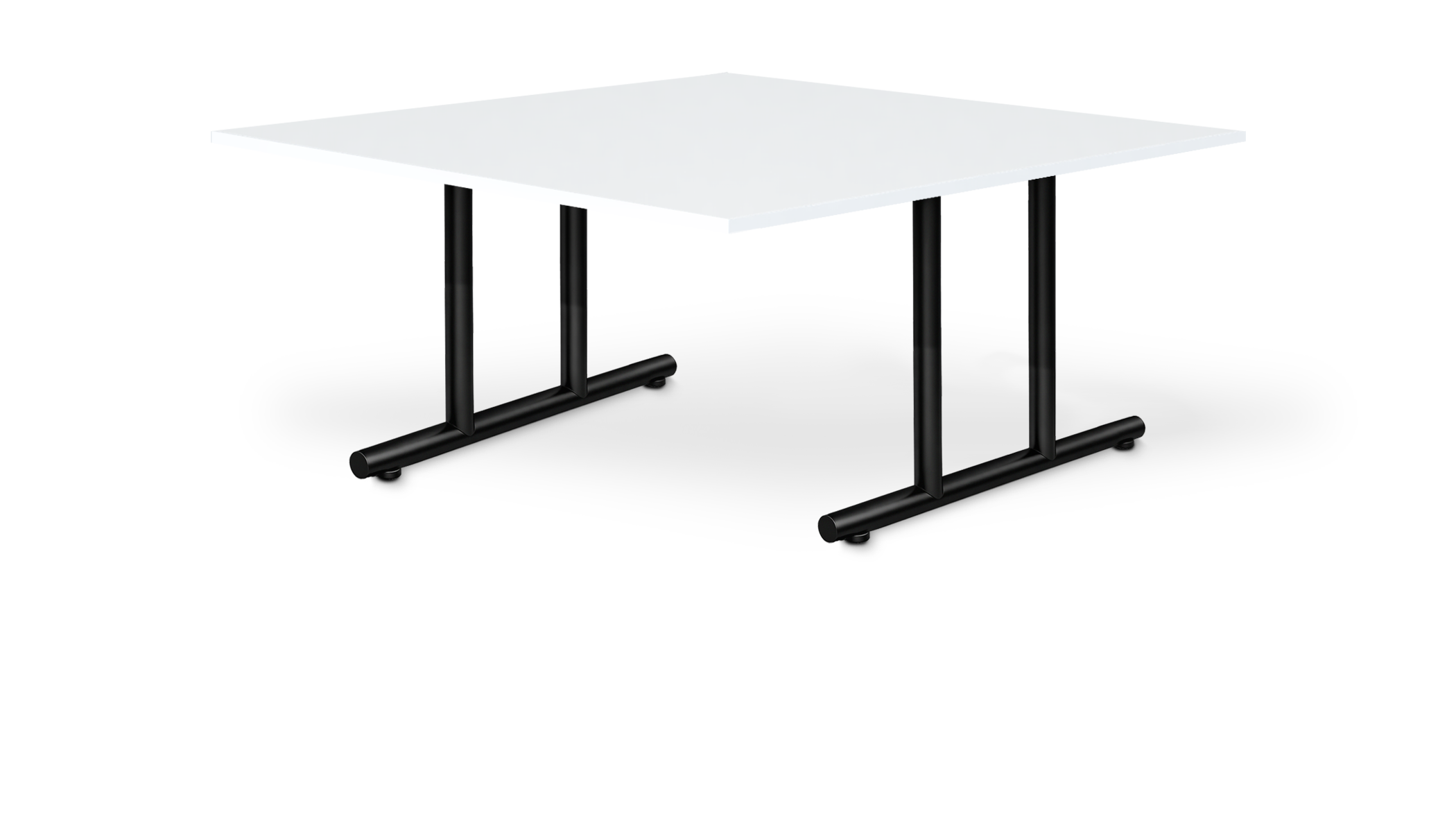 Square Top — Double-T Tubular Base