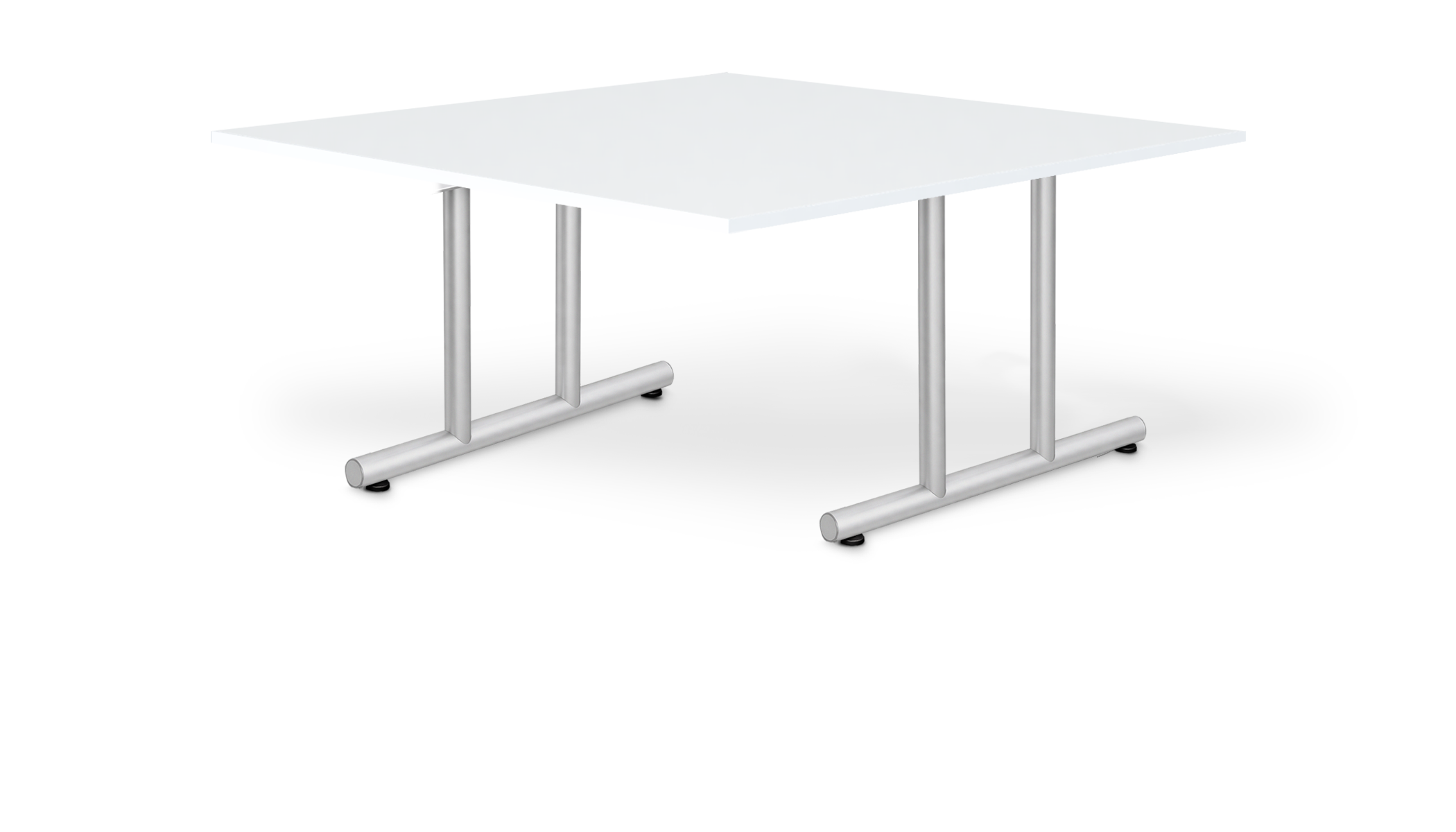 Square Top — Double-T Tubular Base