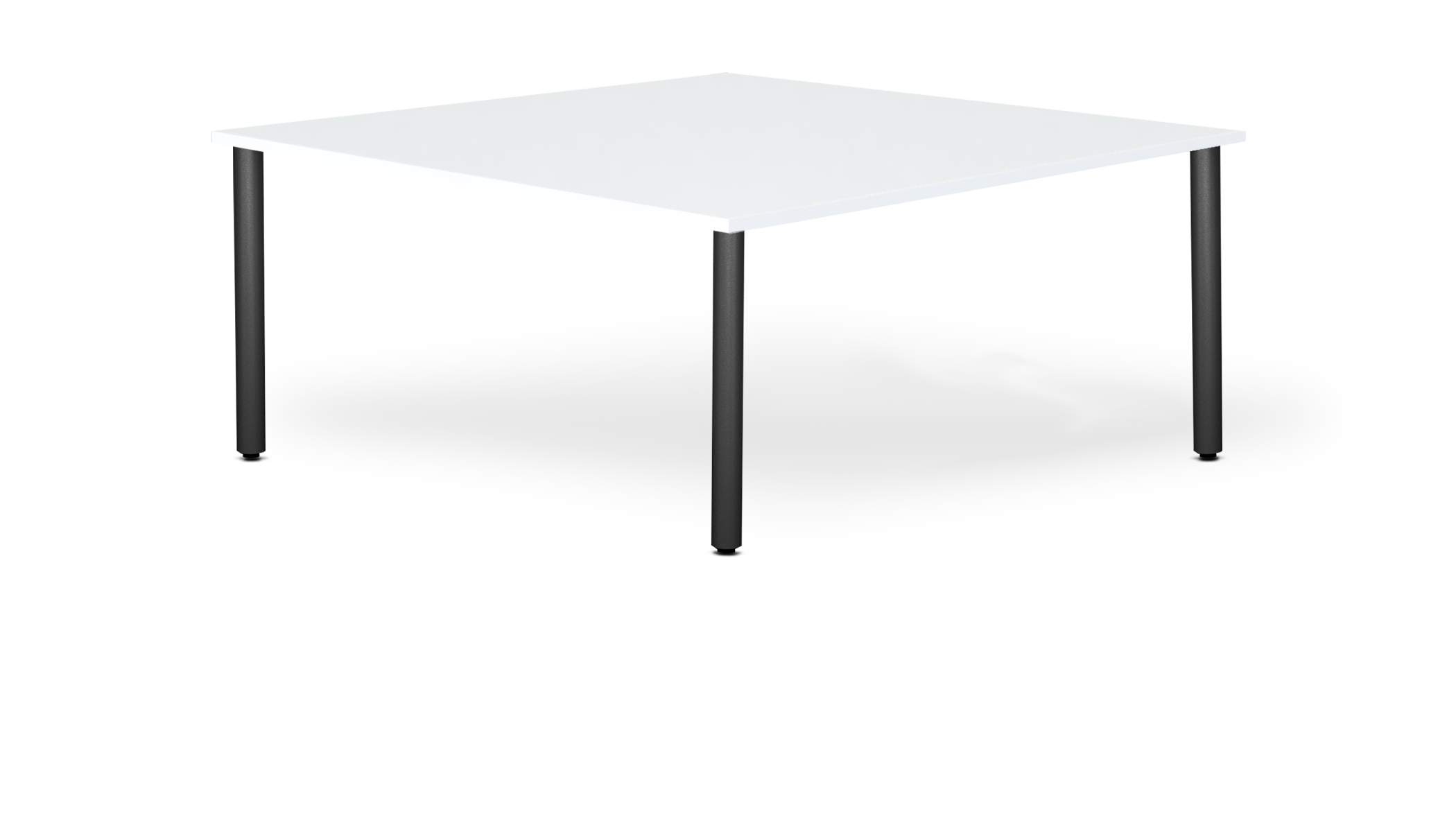 Square Top — Round Post Legs